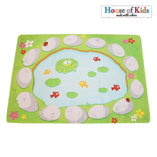 하우스오브키즈 개구리연못 루프매트