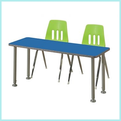 파랑열린책상2인용