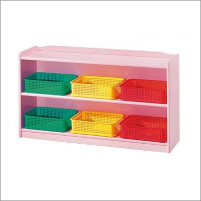 핑크 이단 바구니장