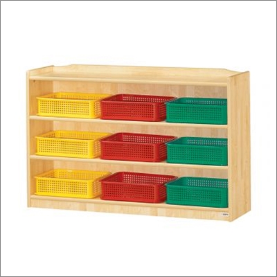 자작무늬 삼단바구니장