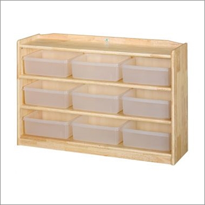 고무 삼단 투명바구니장