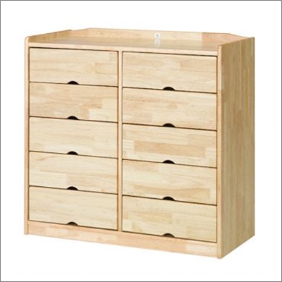 고무 서랍장 10인용