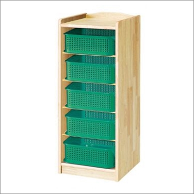 고무 바구니장 5인용