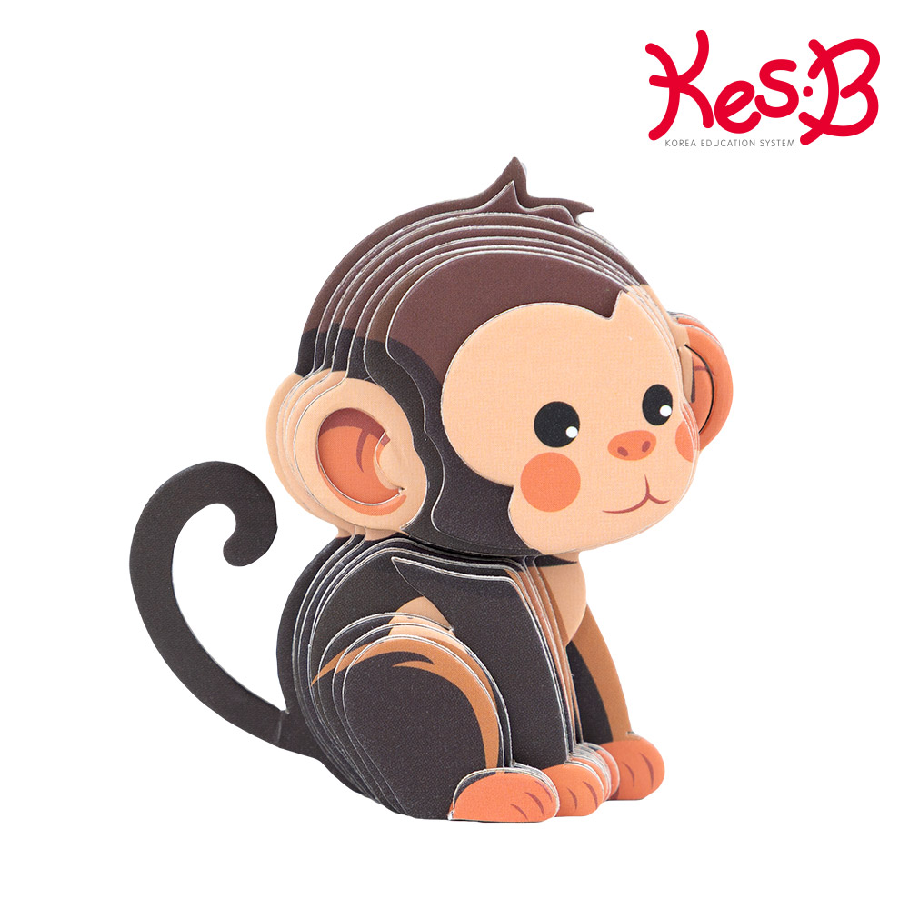 [캐스비]아트스쿨 팝피입체만들기 원숭이(2939)