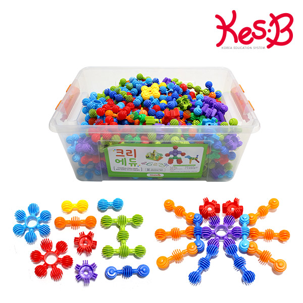 [캐스B]튼튼 멀티눈송이연결블록350pcs(1586)